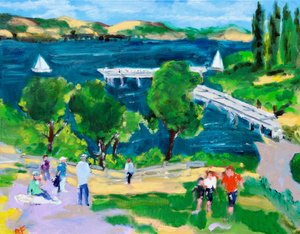 Paradise Beach Pier, Tiburon, California