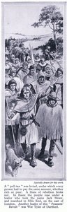 The Peasants Revolt, Jack Straw and Wat Tyler by Richard Henry Brock