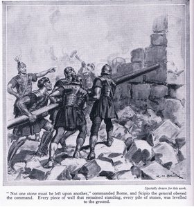 The Destruction of Carthage by the Romans by Richard Henry Brock
