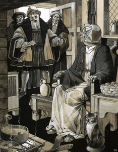 Mother Shipton welcomes three guests by Richard Hook