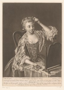 Young Woman at Her Dressing Table by Richard Houston