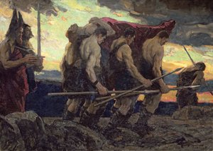 The Burial of Siegfried, 1920
