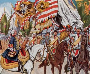 In the Victory Celebrations of Hohenfriedberg, 4 June 1745