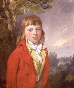 Leaving Portrait of John Vernon of Wherstead Hall, with Eton College Chapel in the Background