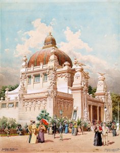 Vienna Jubilee Expo 1898. Pavilion of the City of Vienna