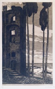 Ruins by the Sea by Richard Mueller