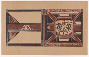 Cover Design for: Wendingen, 1921 (Work of the Delegated Members) by Richard Nicolaüs Roland Holst (signed by artist)