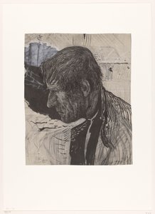 Head of a Man in Profile by Richard Nicolaüs Roland Holst