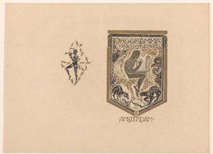 Cover Design for: Program of the Concertgebouw Amsterdam by Richard Nicolaüs Roland Holst