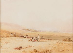 Le Treport seen from the Direction of Eu by Richard Parkes Bonington