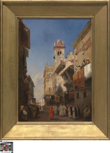 Procession in Verona by Richard Parkes Bonington