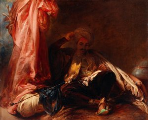 The Chibouk by Richard Parkes Bonington