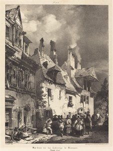 View of a Street in the Outskirts of Besançon