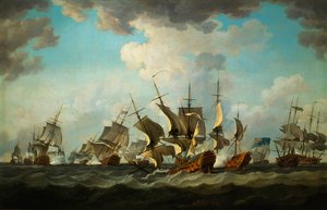Battle of the Cardinals in 1759 by Richard Paton