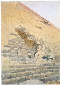 Entrance to the Great Pyramid, Egypt