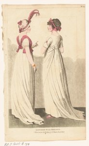 Magazine of Female Fashions of London and Paris. No. 22. London Full Dresses. by Richard Phillips