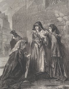 Flight of the Queen of James II, from Illustrated London News, August 3, 1872 by Richard Principal Leitch
