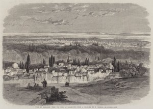View of Damascus from the Hill of Salahiyeh by Richard Principal Leitch