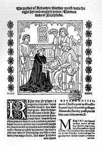 The Translator Presenting His Book to the Duke of Norfolk, c1500-1520 by Richard Pynson