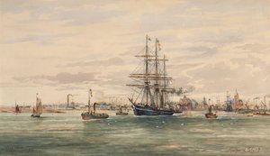 Terra Nova leaving Cardiff by Richard Short