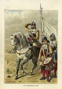 Epochs of the British Army - The Commonwealth by Richard Simkin
