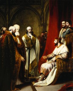 Henry III Replying to the Archbishop of Canterbury and the Bishops of Salisbury, Winchester and Carlisle, Who Were Demanding a Reformation in the State