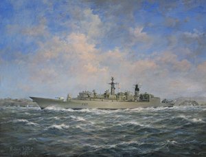 H.M.S. Chatham Type 22 Frigate