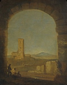 Torre del Fiscale, near Rome, Italy, c.1775 by Richard Wilson