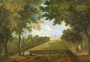 Wilton House, East view showing the old entrance by Richard Wilson