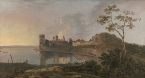 A Summer Evening (Caernarfon Castle) by Richard Wilson