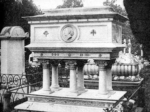 Tomb of Elizabeth Browning, Florence, design by Lord Leighton by Rischgitz Collection