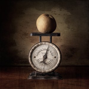 Still Life with Pear by Rob Ryan