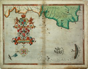 The English and Spanish Fleets on 1 - 2 August by Robert (after) Adams
