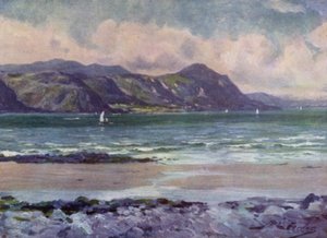 Distant View of Penmaenmawr, Early Morning Light by Robert (after) Fowler