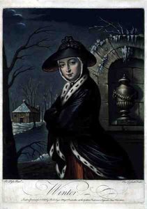Winter, engraved by C. Corbutt, pub. by Robert Sayer, c.1760 by Robert (after) Pyle