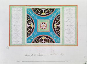 Carpet design for the drawing room, Shelburne House