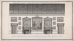 Headfort House, Eating Parlour, Chimney Side by Robert Adam