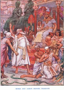 Moses and Aaron Before Pharaoh