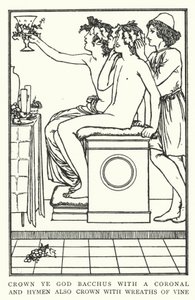 Crown Ye God Bacchus with a Coronal, and Hymen Also Crown with Wreaths of Vine by Robert Anning Bell