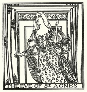 Illustration for Poems by John Keats: The Eve of St Agnes by Robert Anning Bell