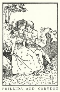 Phillida and Corydon by Robert Anning Bell