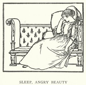 Sleep, angry beauty by Robert Anning Bell