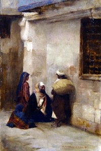 Street Corner in Cairo by Robert Anning Bell