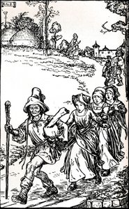 The Golden Goose from Grimms Household Tales