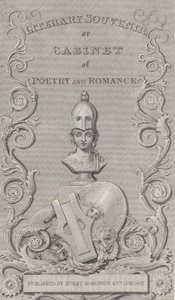Trade Card for Literary Souvenir by Robert Baker