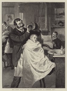 His First Visit to the Barber