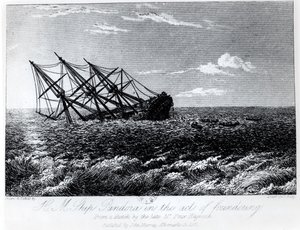 H.M. Pandora foundering, from 