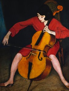 Woman Playing Cello