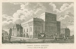 Covent Garden Theatre, Westminster, London by Robert Blemell Schnebbelie
