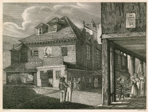 Hungerford Market, near York Buildings, The Strand, London by Robert Blemell Schnebbelie